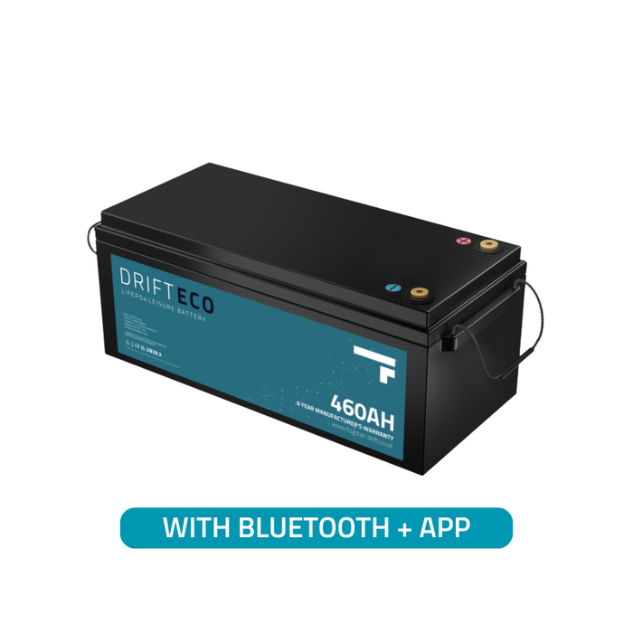 Fogstar Drift ECO 12V 460Ah + Bluetooth leisure battery, angle 3