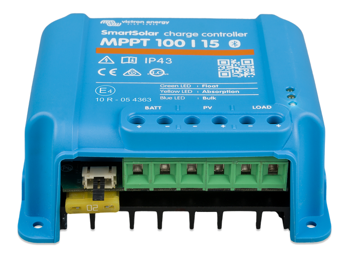 Victron SmartSolar MPPT 100/15, front