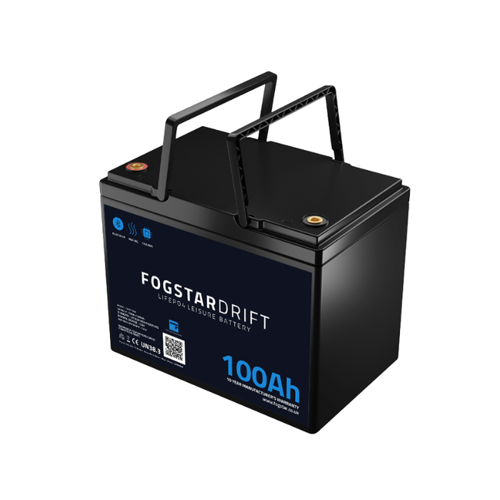 Fogstar Drift 12V 100Ah leisure battery, angle 3