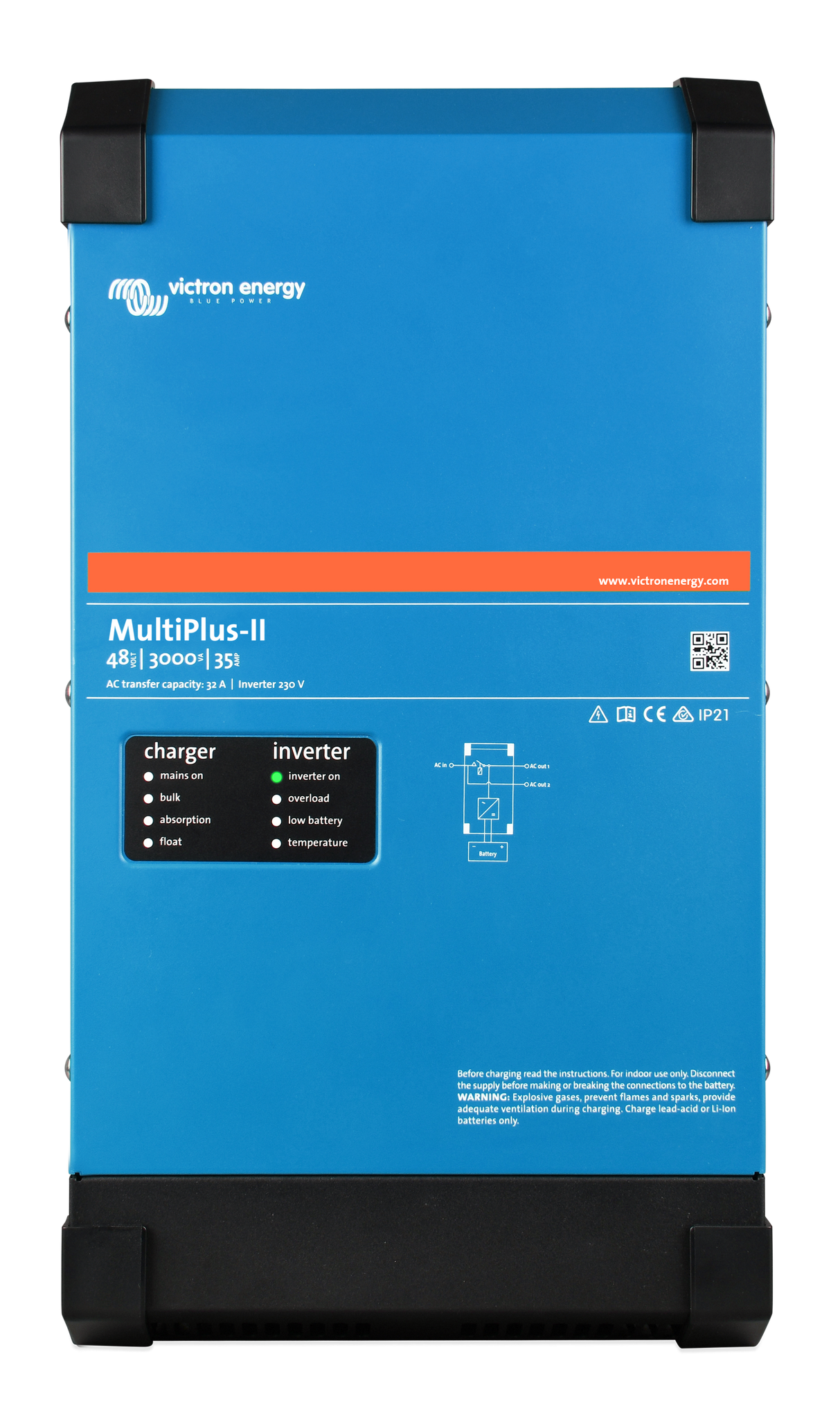 Victron MultiPlus-II 48/3000/35-32 front view
