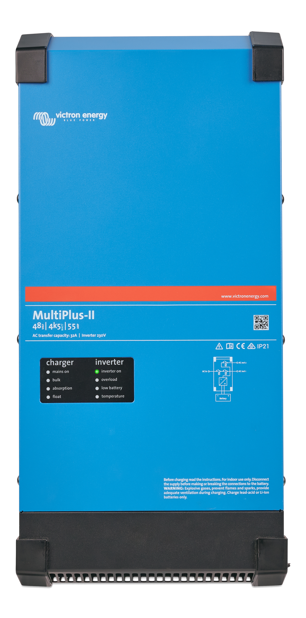 Victron MultiPlus-II 48/4500/55-32 front view