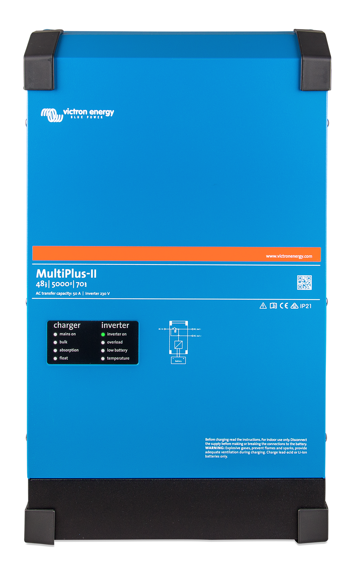 Victron MultiPlus-II 48/5000/70-50 front view