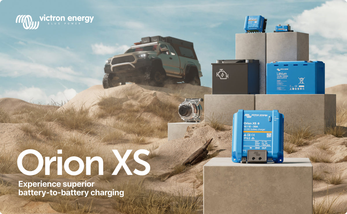 Victron Orion XS 12/12-50A DC-DC charger, angle 2