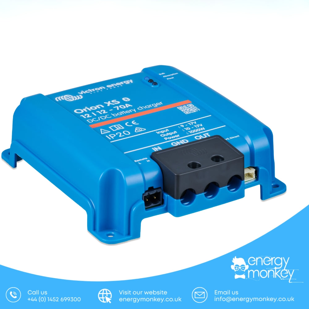 Victron Orion XS 12/12-70A DC-DC charger, right side