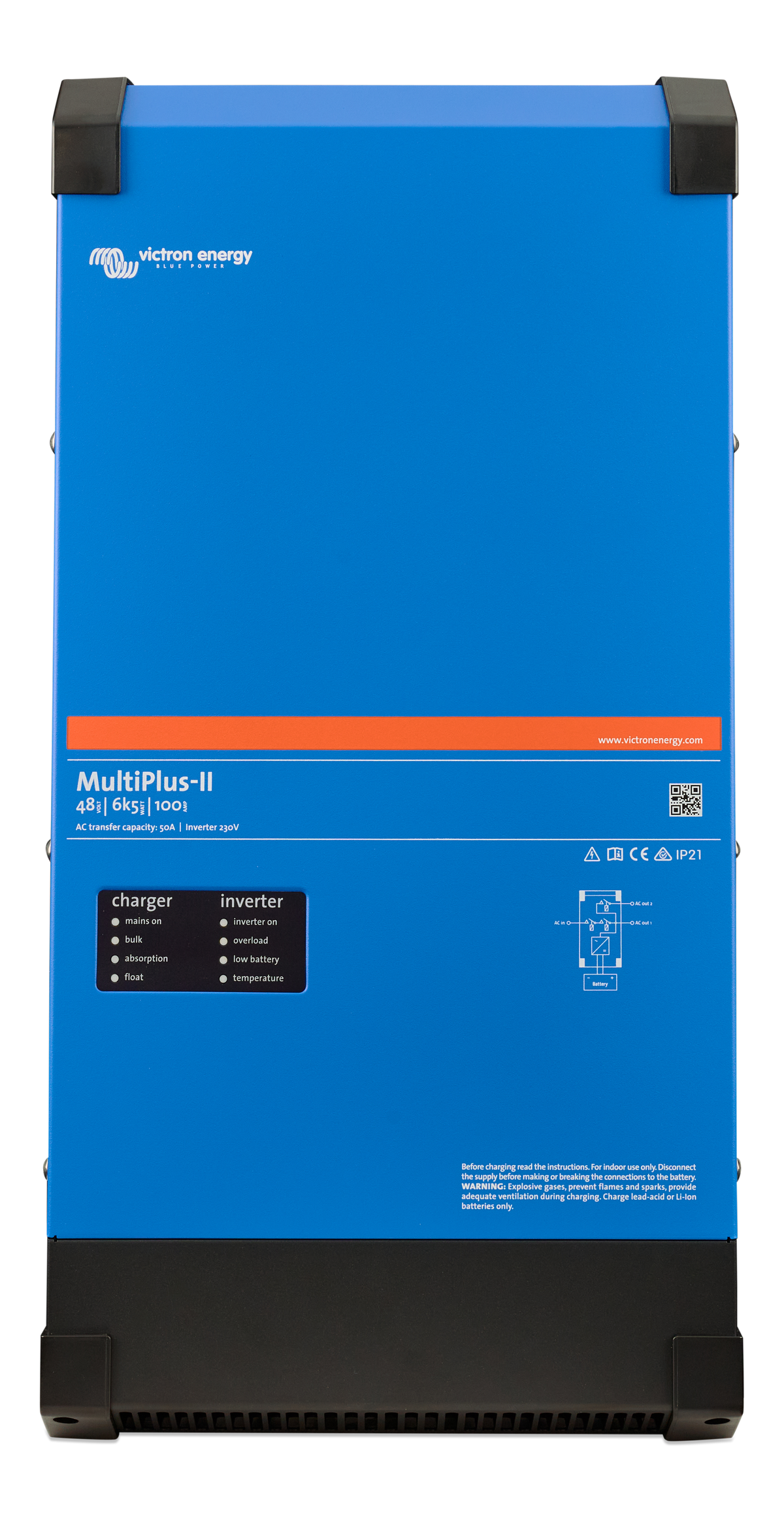 Victron MultiPlus-II 48/6500/100-50 front view