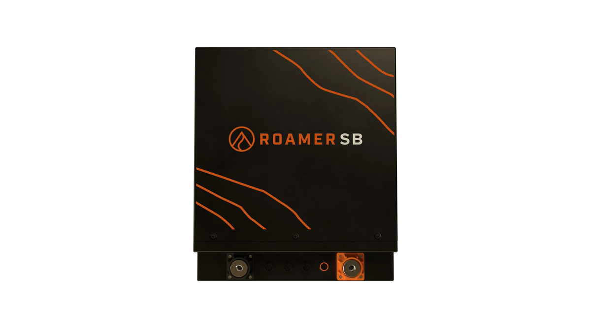 Roamer 230SEATBASE5 12V 230Ah LiFePO4 battery, top view