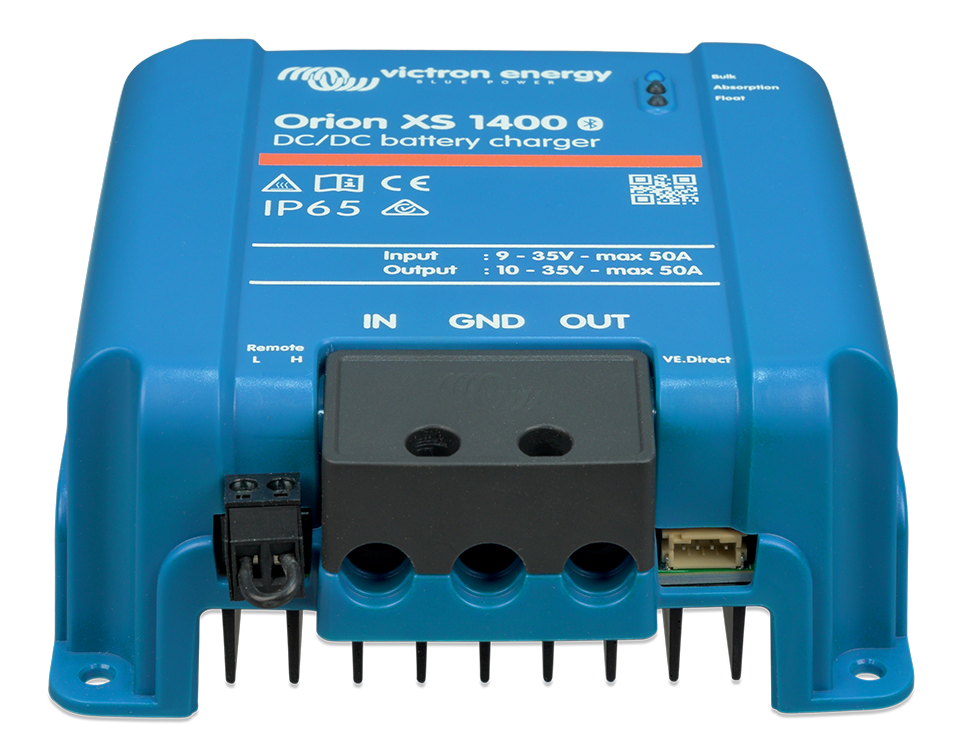 Victron Orion XS 1400 DC-DC charger, front
