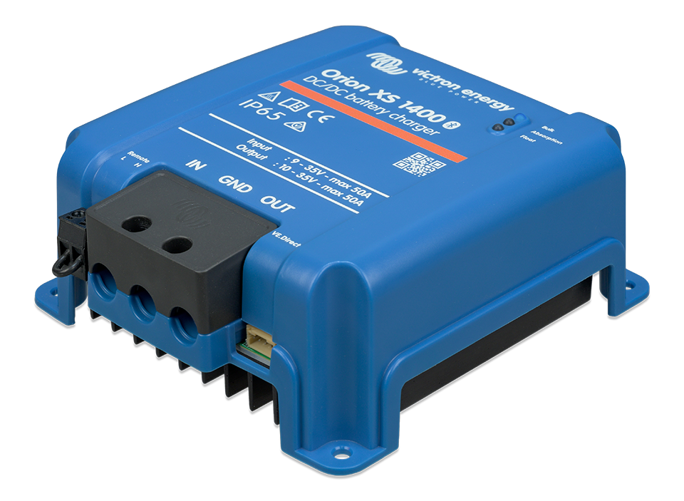 Victron Orion XS 1400 DC-DC charger, right side